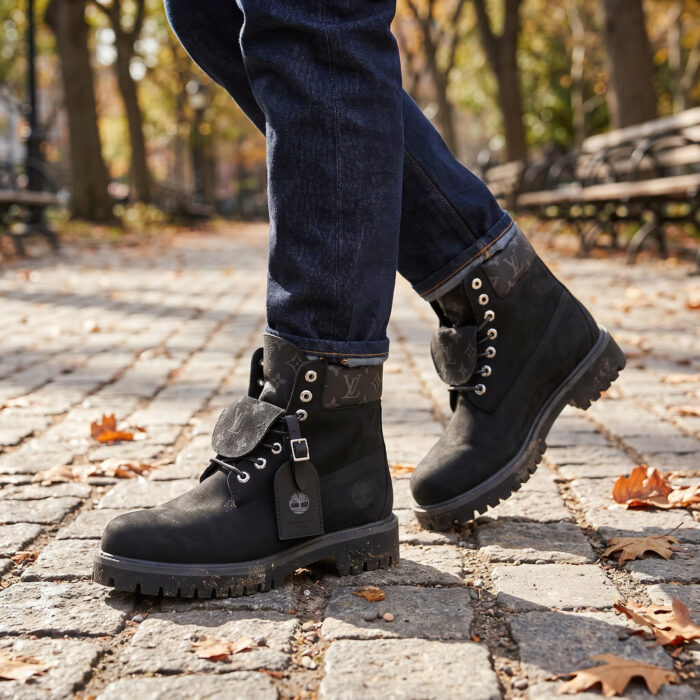 Louis Vuitton x Timberland 6-Inch Ankle Boot Black [Lifestyle AI]