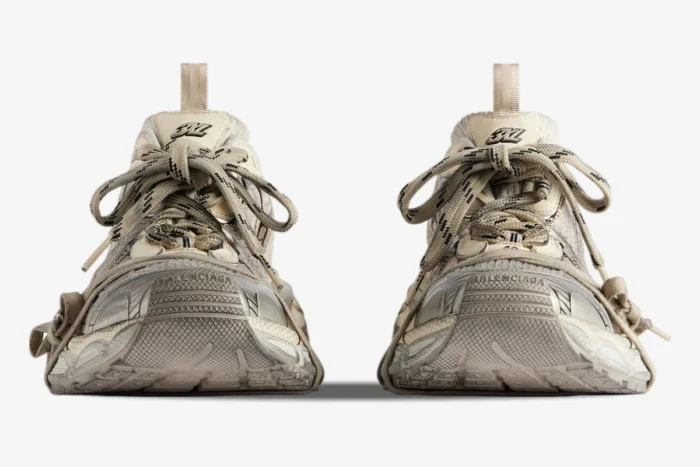 Balenciaga 3XL Sneaker Beige / White Distressed - Image 3