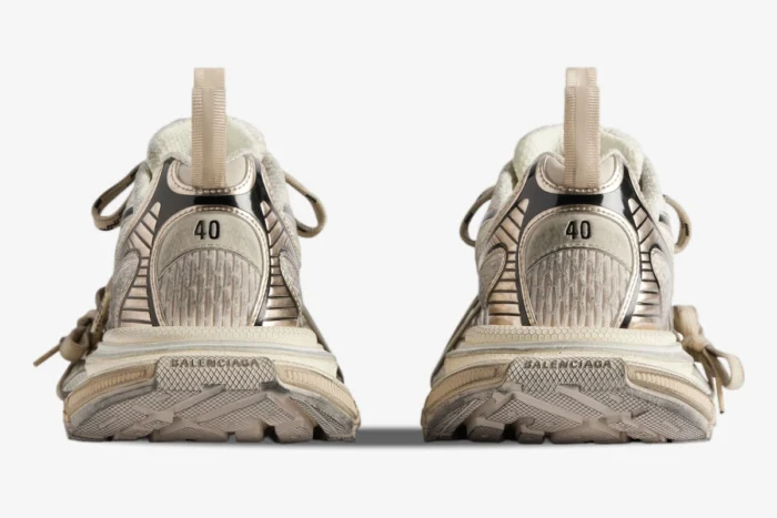 Balenciaga 3XL Sneaker Beige / White Distressed - Image 5