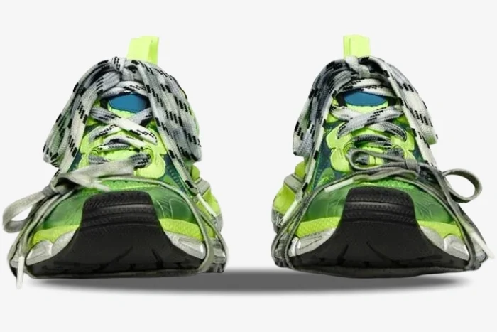 Balenciaga 3XL Sneakers Green Distressed Finish - Image 5