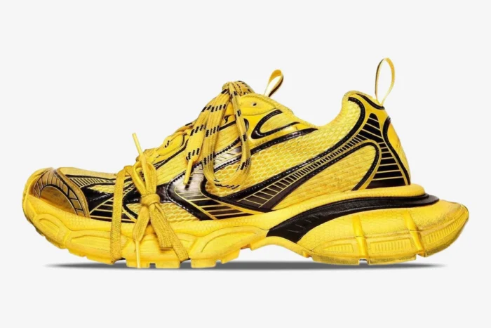 Balenciaga 3XL 'Yellow' Distressed Oversized Sneaker - Image 3