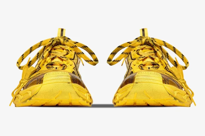 Balenciaga 3XL 'Yellow' Distressed Oversized Sneaker - Image 4