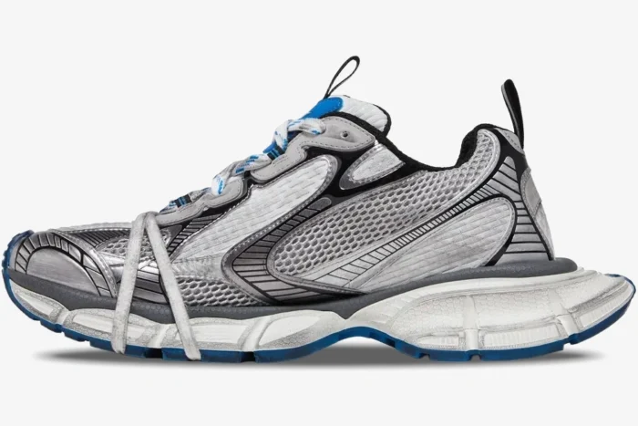 Balenciaga 3XL Sneaker Worn-Out Grey Blue - Image 2