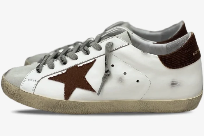 Golden Goose Super-Star Bio-Based White Brown - Image 3