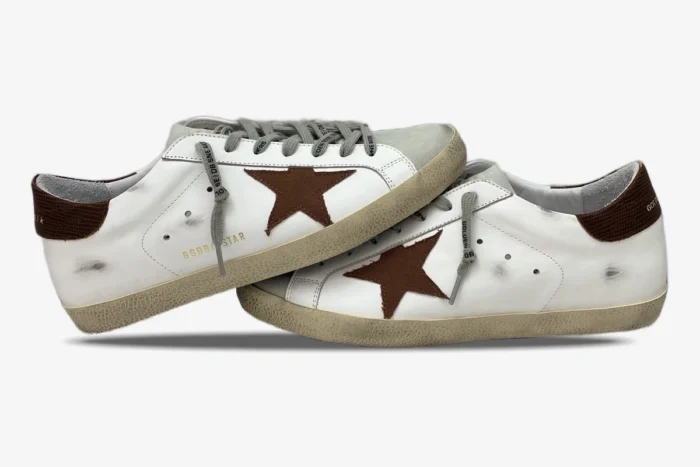 Golden Goose Super-Star Bio-Based White Brown - Image 6