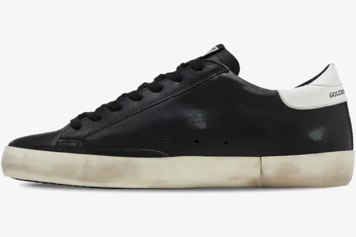 Golden Goose Superstar 'Black White' Distressed Leather - Image 2