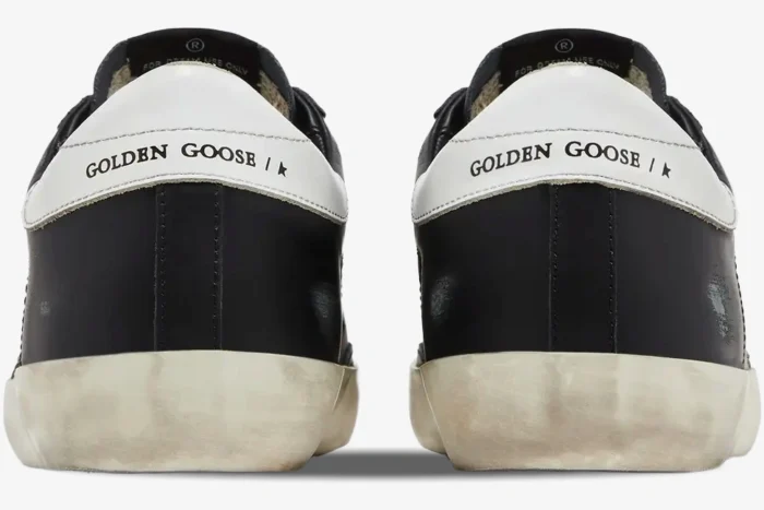 Golden Goose Superstar 'Black White' Distressed Leather - Image 4