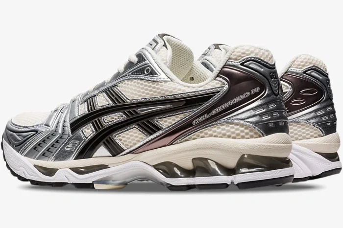 ASICS Gel-Kayano 14 Cream Black Metallic Plum - Image 7