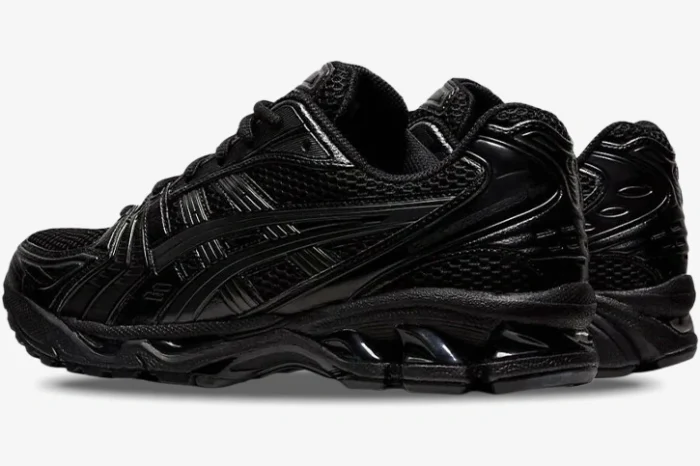 Asics Gel Kayano 14 'Triple Black' Performance Lifestyle Sneaker - Image 4