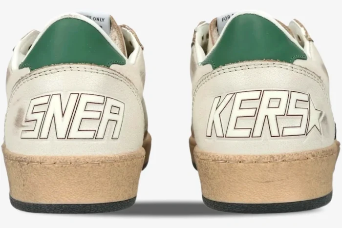 Golden Goose Ballstar White Green Star Black - Image 2