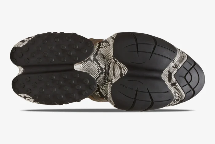 Balmain Unicorn Low Top Neoprene & Leather Grey Snake - Image 5