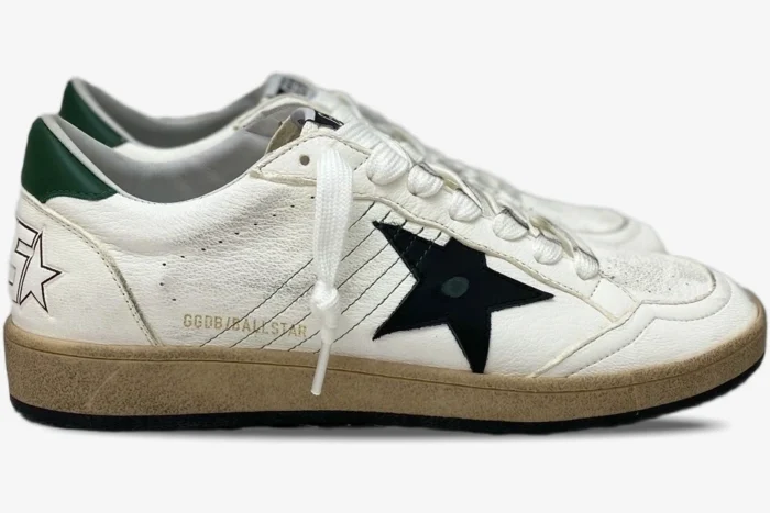 Golden Goose Ballstar White Green Star Black - Image 6