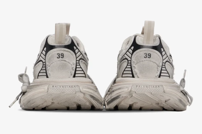 Balenciaga 3XL White / Black Distressed Edition - Image 4