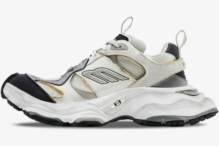 Balenciaga Cargo Sneaker Worn-Out White Black - Image 2
