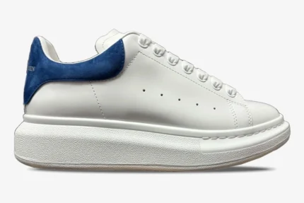 Alexander McQueen Oversized Sneaker in White/Blue Grey