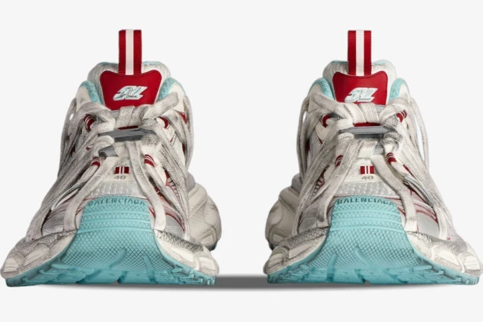 Balenciaga 3XL Extreme Laces B White / Red - Image 3