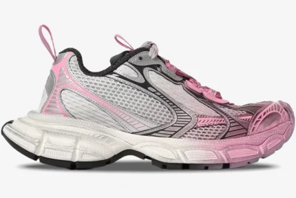 Balenciaga 3XL White Grey Pink Distressed Sneakers
