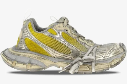 Balenciaga 3XL Worn-Out Sneakers - Yellow/Off White