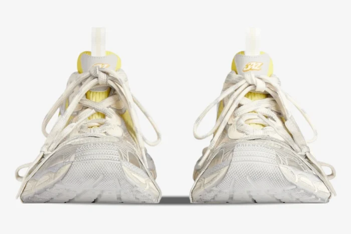Balenciaga 3XL Worn-Out Sneakers - Yellow/Off White - Image 6
