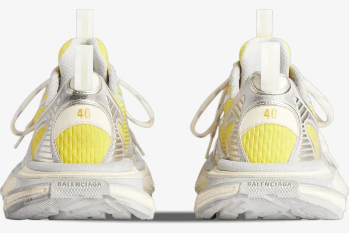 Balenciaga 3XL Worn-Out Sneakers - Yellow/Off White - Image 7