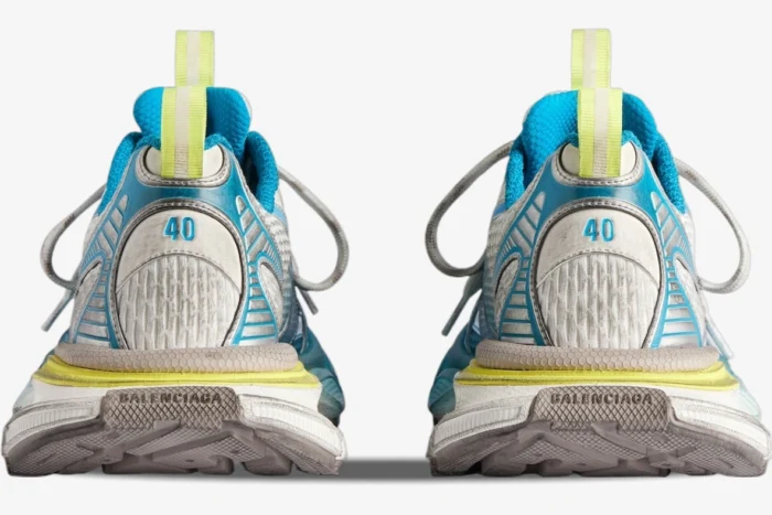 Balenciaga 3XL Toe Spray White / Blue Special Edition - Image 5