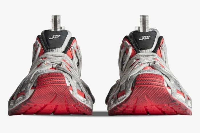 Balenciaga 3xl Extreme Lace Grey / Red - Image 3