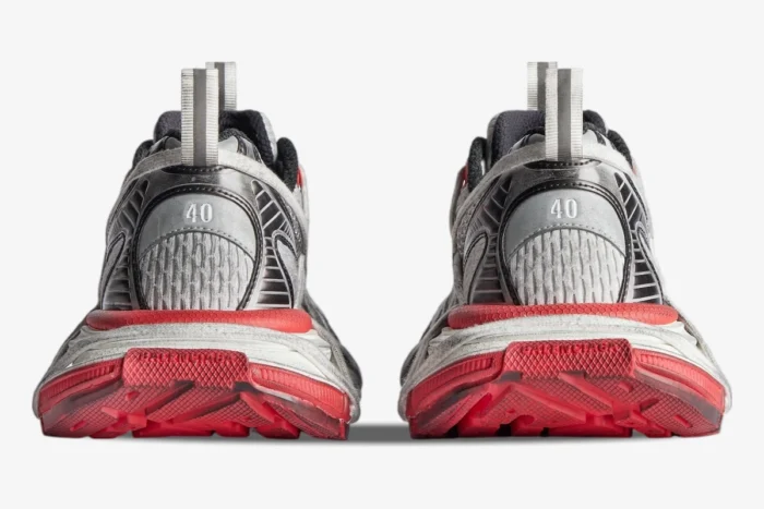 Balenciaga 3xl Extreme Lace Grey / Red - Image 5