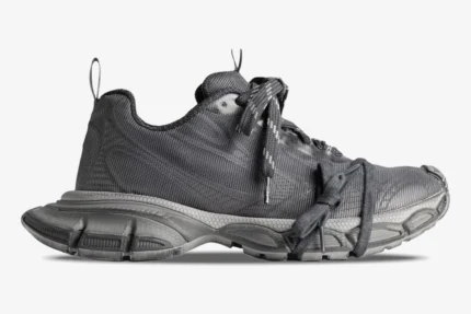Balenciaga 3XL Low Distressed Gray Chunky Sneakers