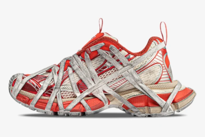 Balenciaga 3xl Extreme Lace Orange / Beige - Image 4