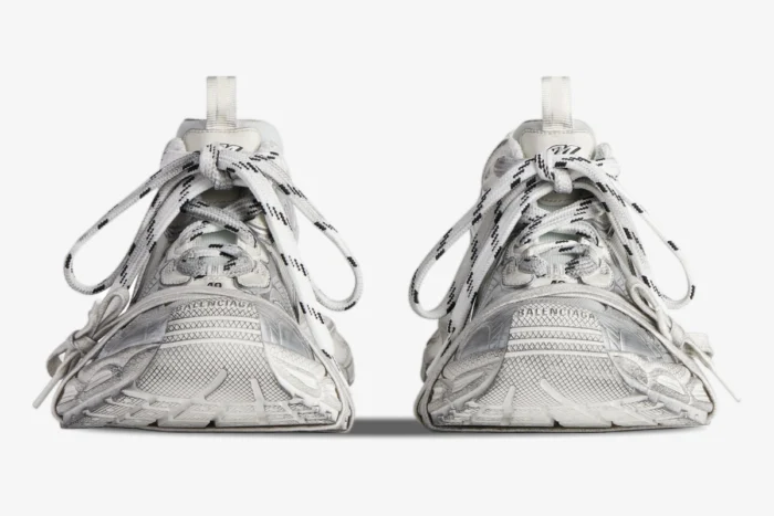 Balenciaga 3XL Summer Mesh White / Silver Distressed - Image 3