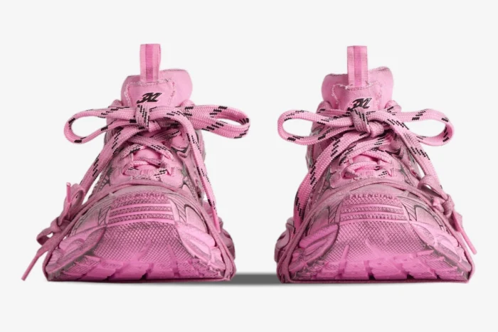 Balenciaga 3XL Pink Distressed Chunky Sneakers - Image 3