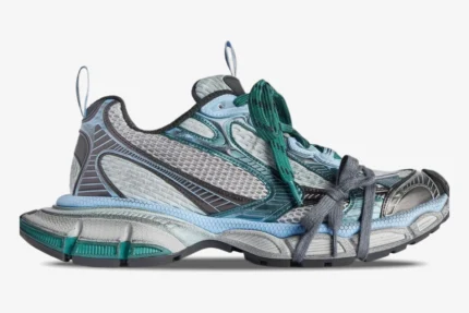 Balenciaga 3XL Sneakers 'Grey Blue Mesh' Distressed Edition