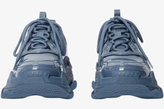 Balenciaga Triple S Sneakers 'Glossy Blue' - Image 2
