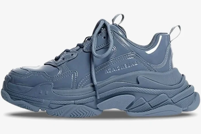 Balenciaga Triple S Sneakers 'Glossy Blue' - Image 3